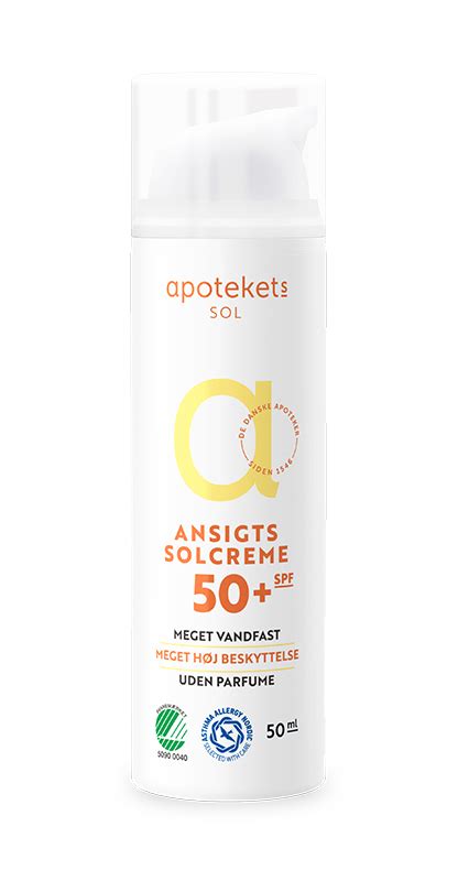 Solcreme Ansigt Faktor 50+ .